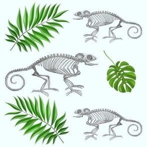 Lizards And Leaves Small