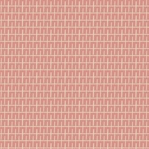 tan lines abstract art on pink background