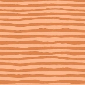 Paint Stripes in Terracotta in Medium Size
