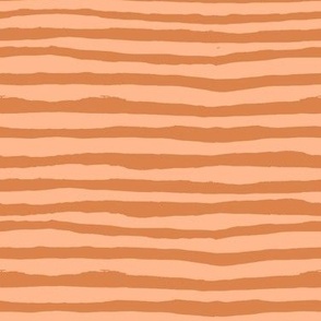 Paint Stripes in Terracotta in Large Size