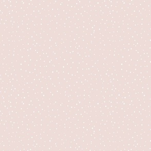 Little dots, dusty pink, bright