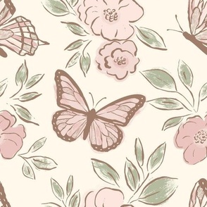 large_Love_Letters_Blush_BUTTERFLY_flowers_tan