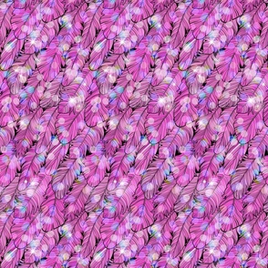 Glam Feather Boa Pink Mini- Disco Revival Party- Fluffy Feathers- Elton John- Harry Styles- Carnival- Mardi Gras Celebration- Luxurious Monochrome Wallpaper