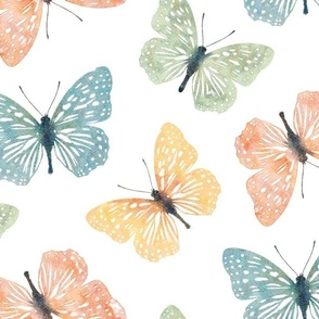 large_butterflies_pattern_white