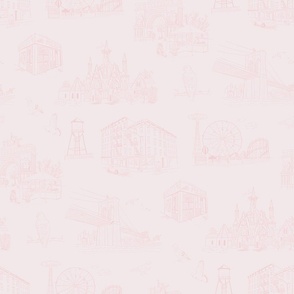 Brooklyn Toile Pink