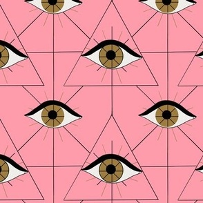 all seeing - pink