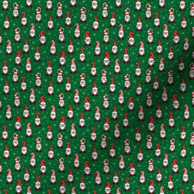 (micro scale) Christmas Gnomes - green - C22
