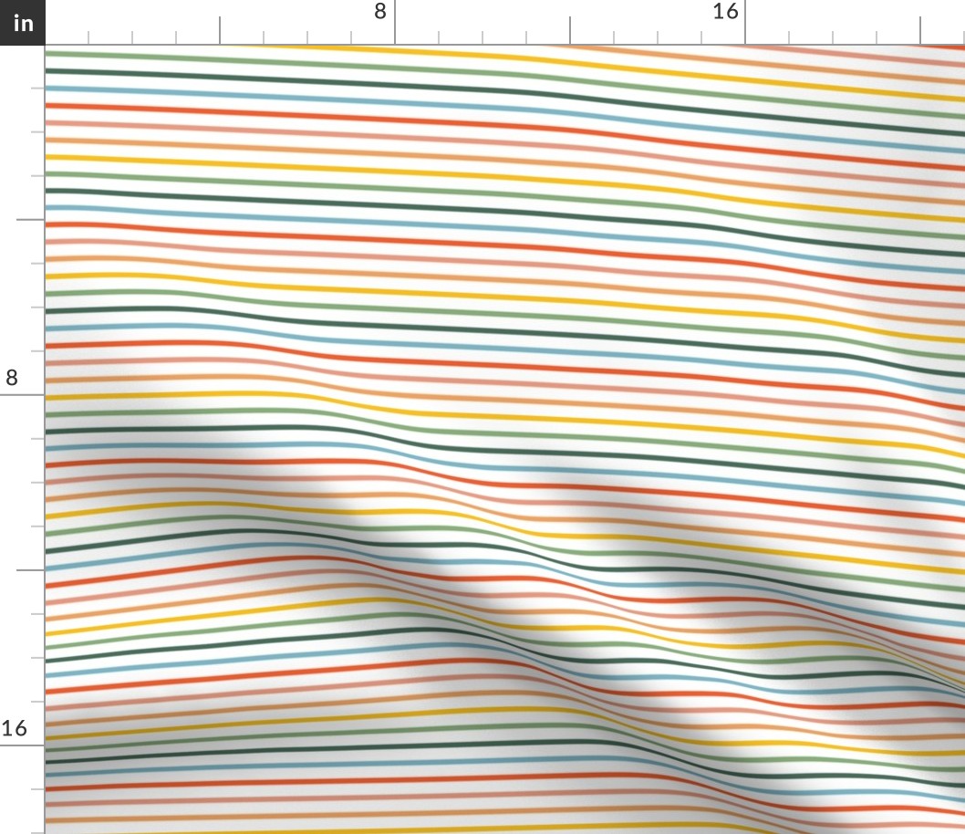 Breton Stripe Rainbow - XXS