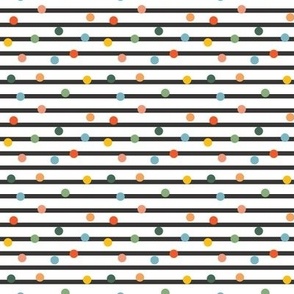Breton Stripe Multi Dots - XXS