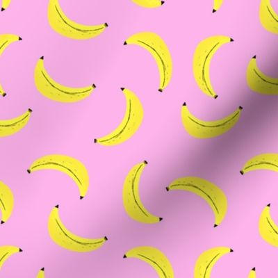 Teeny Tiny - Bananas bright pink yellow