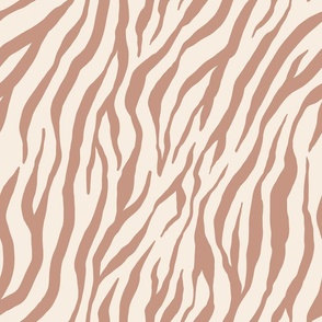 Boho zebra print, tiger, safari pattern