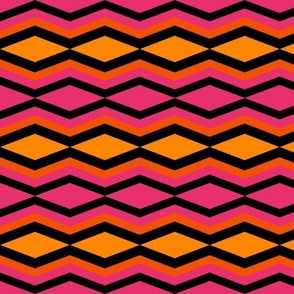 Horizontal zig-zag Disco waves