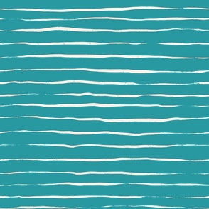 Hand drawn stripes, retro mint background