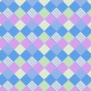 Checker box 80s retro Bright diagonal checkerboard