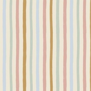 Colorful pastel stripes. Simple vertical lines