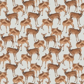 Cute Deer Fabric, Wallpaper and Home Decor | Spoonflower
