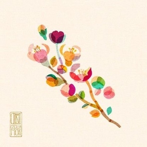 Quince Blossoms - Artwork
