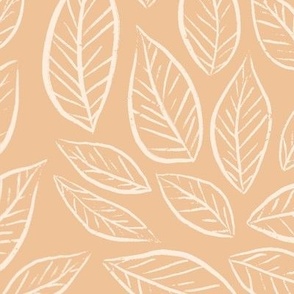 Delicate leafy pattern, leaves print