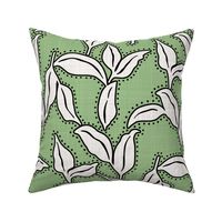 Batik Leaves - Arcadian Green