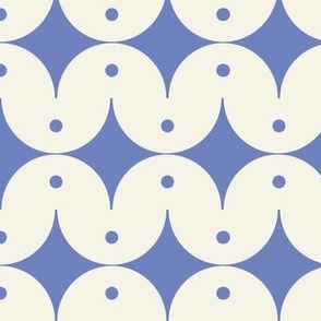 Palio 1 Periwinkle on Cream