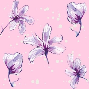 Watercolor Purple-LightPink