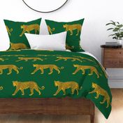 Leopards - Extra Large - Emerald Green