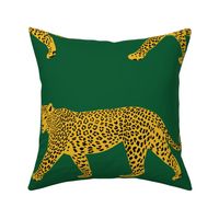 Leopards - Extra Large - Emerald Green