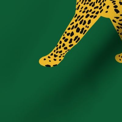 Leopards - Extra Large - Emerald Green