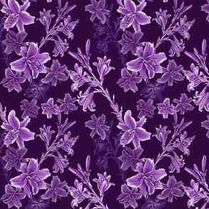 Leonardo's Lillies Purple