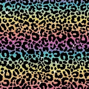 glitter cheetah print