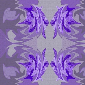 abstract - purple leaf