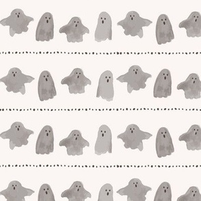 gray watercolor ghosts small