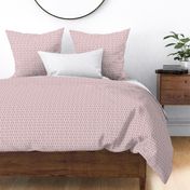 small checkered seashells - soft mauve