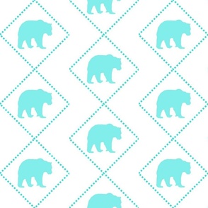 Bear in square mint