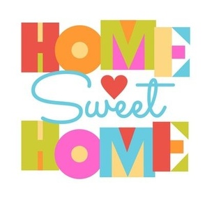 PhotoTile -Home Sweet Home -8 x 8 Test Swatch