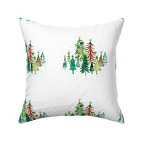 Christmas Trees Embroidery