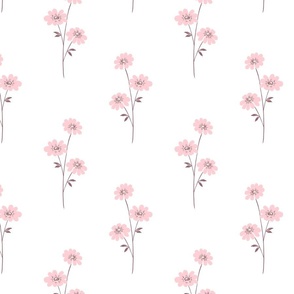 Pink daisy pattern