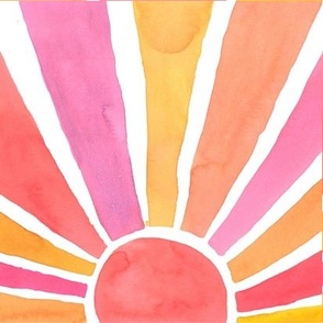 Sun is Sunsine Wall art