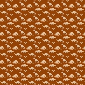 Dinosaurs in Bronze - Micro Print