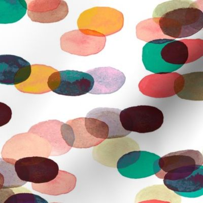 Relaxing Colorful Dots Wall art