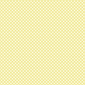 Mini Polka Dot White Yellow