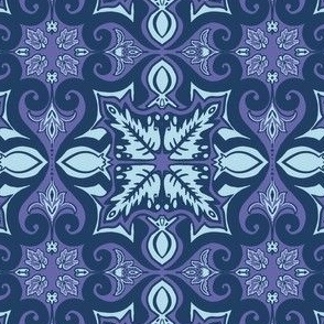 Spanish Tiles : Purple 