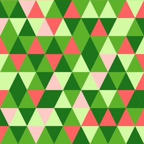 Triangles in a Watermelon Palette