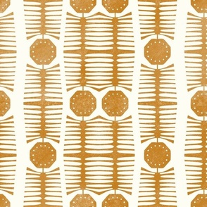 Tribal Hex Stripe in Desert Sun Gold