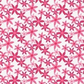 star flowers pink small scale