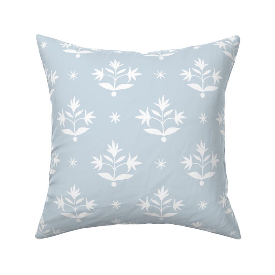 6'' Thistle Stars on CEDCE6 copy Fabric | Spoonflower