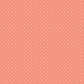 Peony Party Pin Dot - Coral