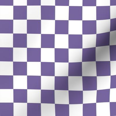 Checkered Purple and White, Check Pattern Checkered Pattern, Retro Squares