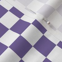 Checkered Purple and White, Check Pattern Checkered Pattern, Retro Squares