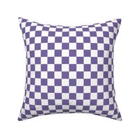 Checkered Purple and White, Check Pattern Checkered Pattern, Retro Squares